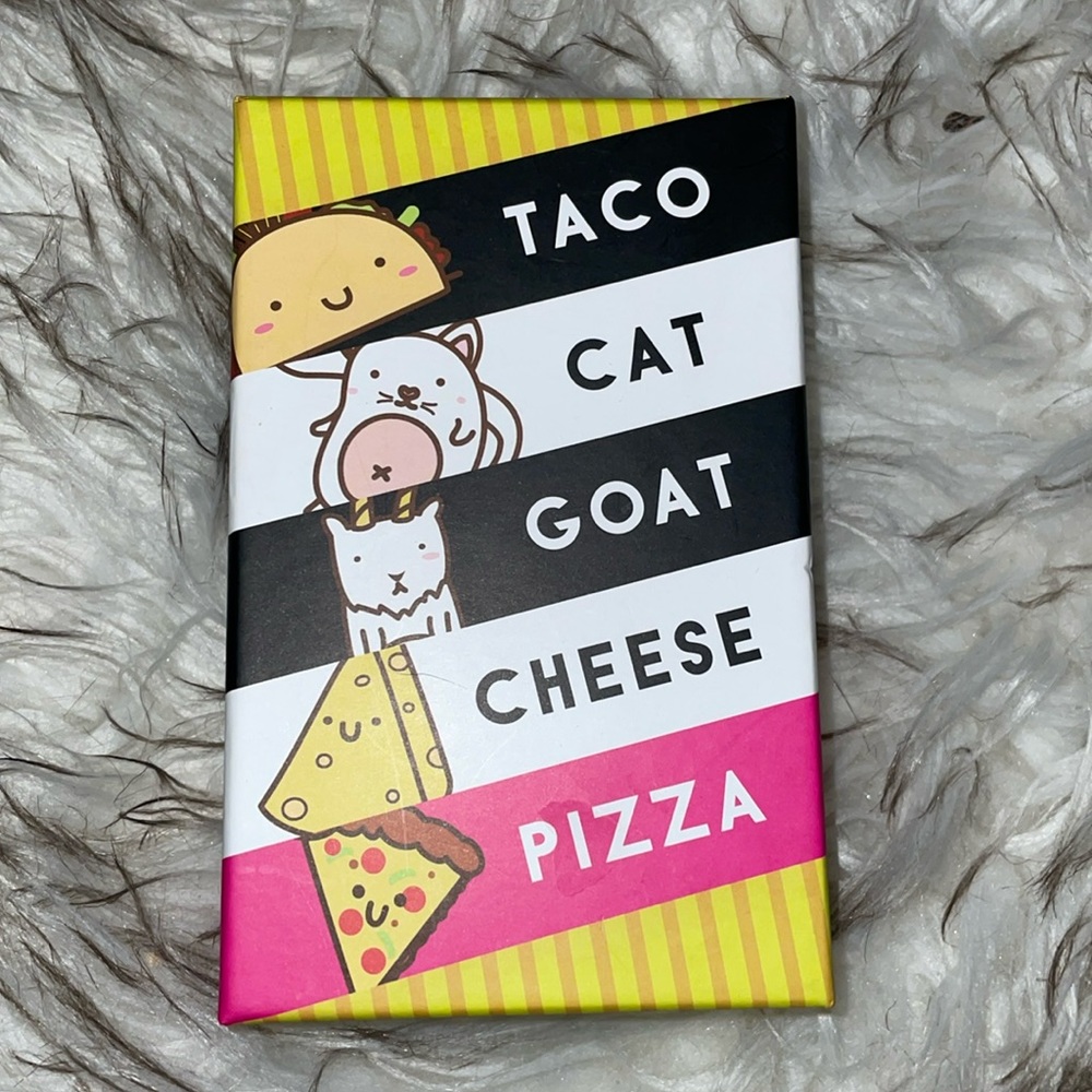 Taco Cat Goat Cheese Pizza card game